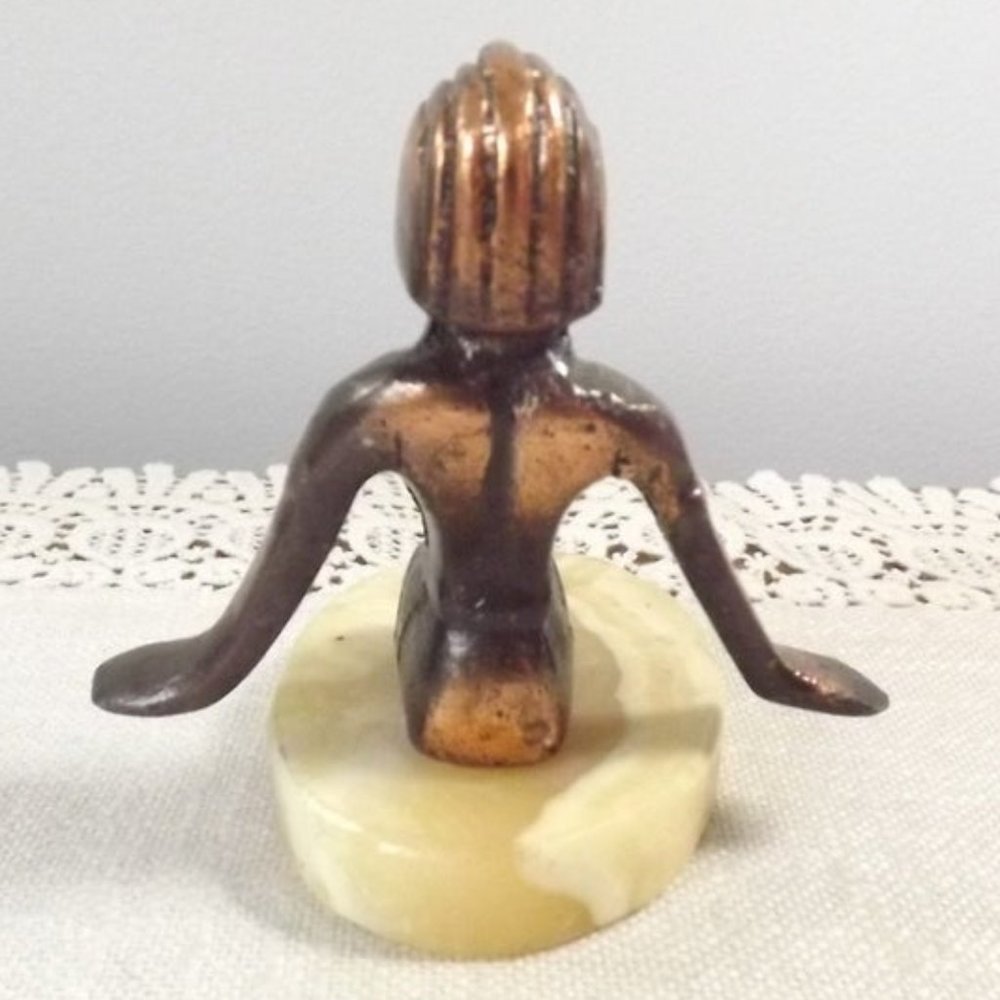 Egyptian Goddess with Wing-arms Oddity Paperweight - Picture 5 of 9